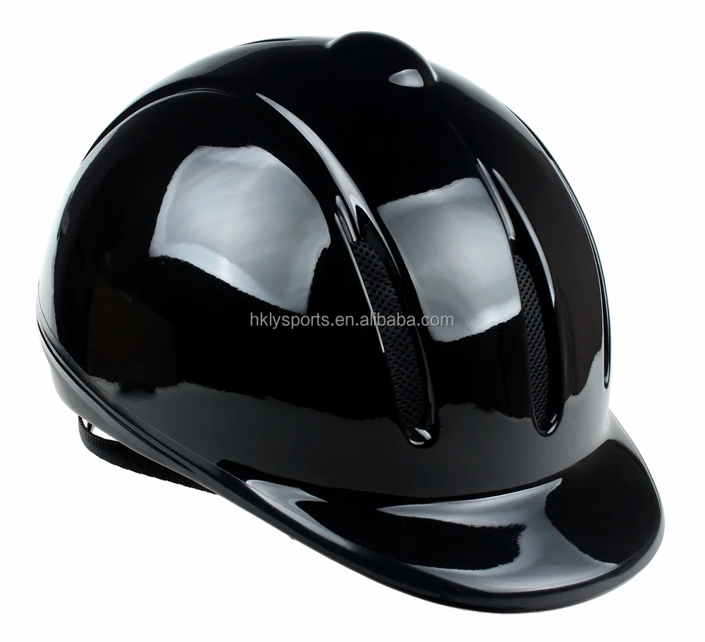 Kids Adult Black Adjustable horse equipment equestrian helmet