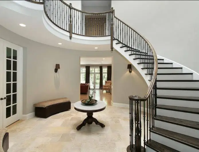 High quality Wrought Iron Stair Railing European Luxury Decorative Wrought iron balcony railing