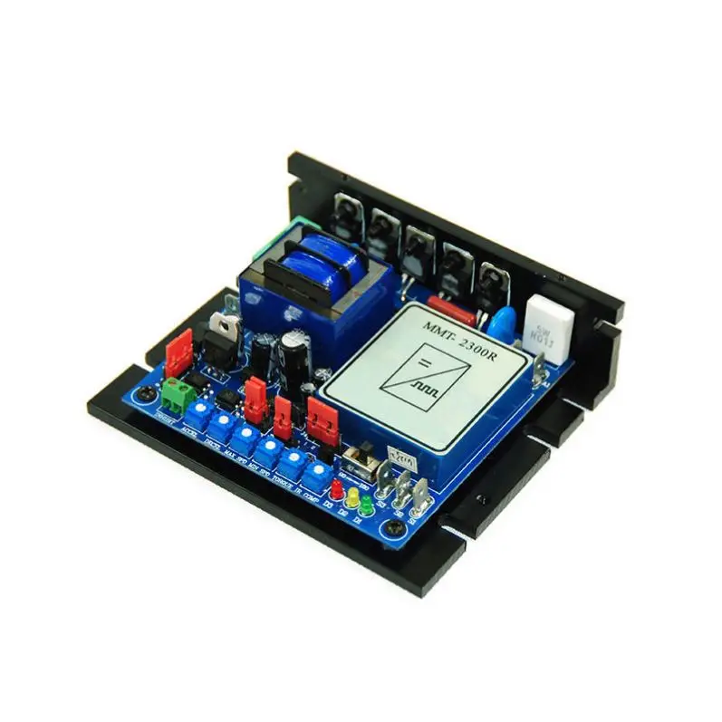 0-5v 0-10v analog signal control 110v 220v ac input 90v 180v dc output brush motor speed controller 10A