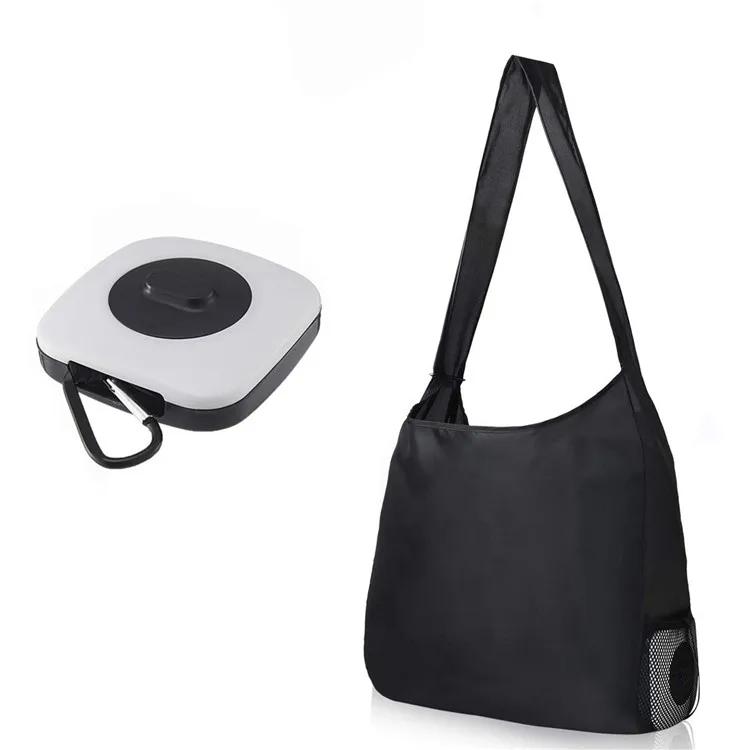 
Expandable Grocery Shopping Tote Bag Small Disc Foldable Multi-function Storage Bag 