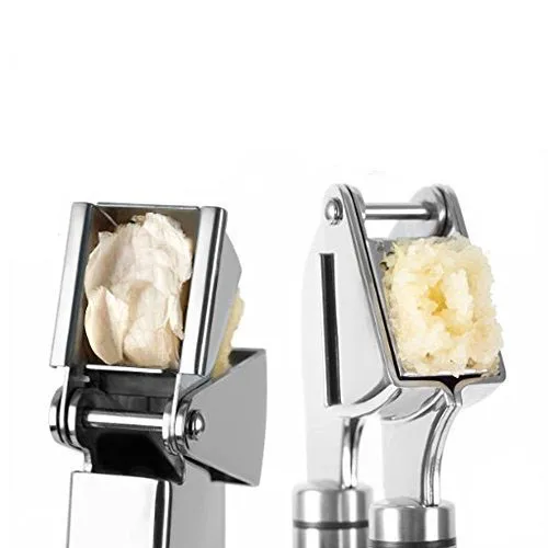 Stainless Steel Ginger Smasher Garlic Press Crusher and Mincer - Best Garlic And Garlic Press