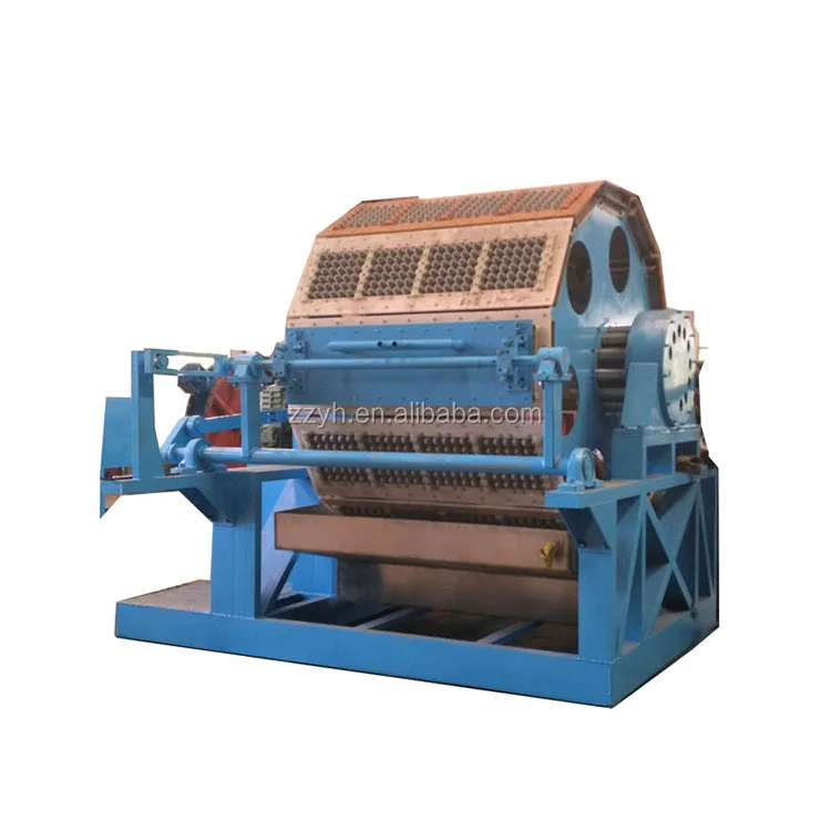 Automatic Paper Pulp Egg Tray Production Line / Waste Paper Recycle Used Egg Tray Machine / Small Machine Making Egg Tray
