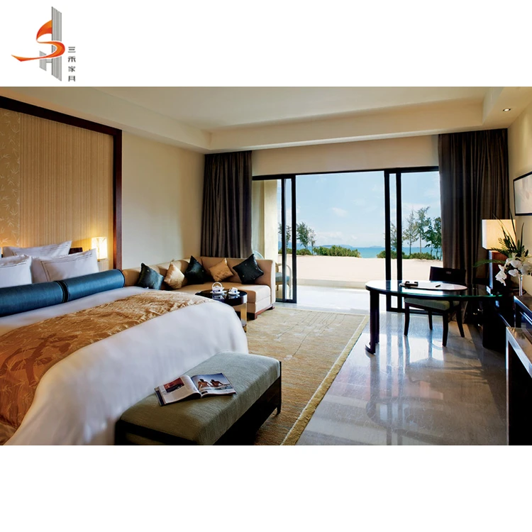 
5 star sheraton modern wooden hotel bedroom furniture 