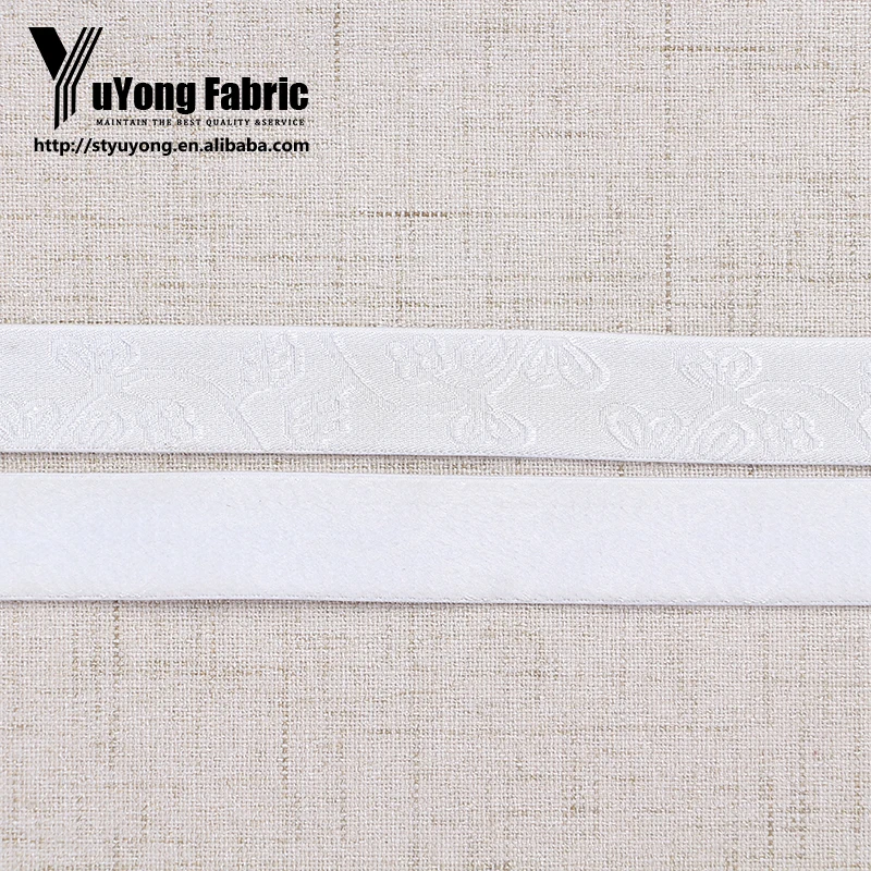 Custom Embroidered Jacquard Elastic Nylon Webbing Belt Custom Size Strap