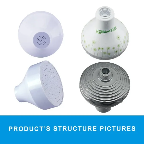 KDF chlorine Remover Water  Filter Shower Head Purifier Protect your hair and eyes from chlorine