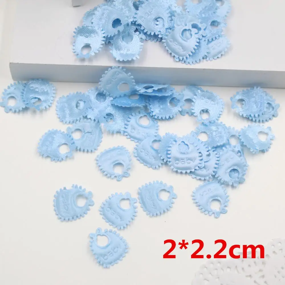 100pcs Pink blue Petals Sponge feet shaped Hand Throw Flowers  Fabric foot Party Baby Shower Table Wedding Confetti Decoration