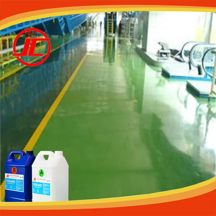 Paint Floor  Self leveling Anti-scratch Metallic Epoxy Resin Floor Coating for House Floor Asparagus polyurea resin