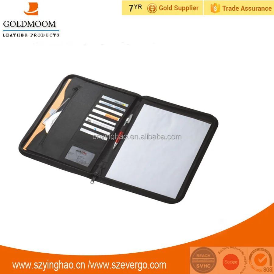 
 Hotsale портфеля, продвижение кожаный портфель, портфель с калькулятором  