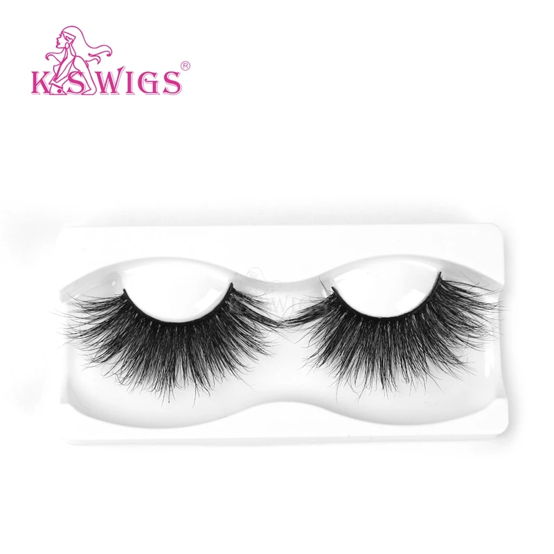 
K.S WIGS 5 Styles Top Quality Mink False Eyelashes Private Label Eyelashes Mink False 3D Mink False Eyelashes 