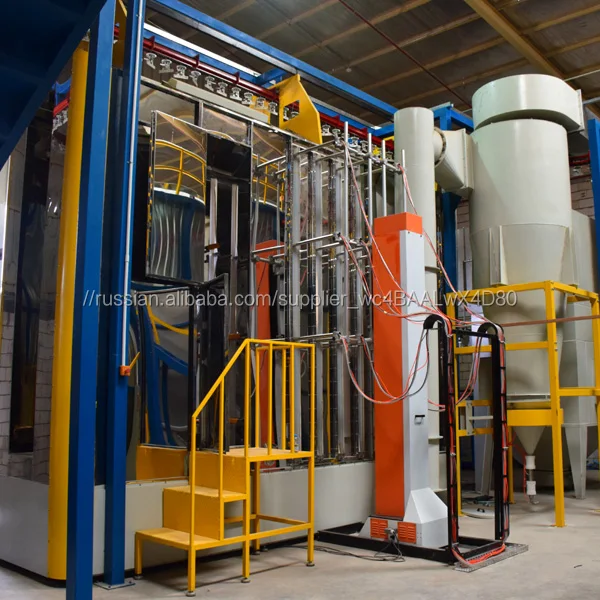 Высокая производительность вертикальный завод порошковых покрытий для алюминиевого профиля