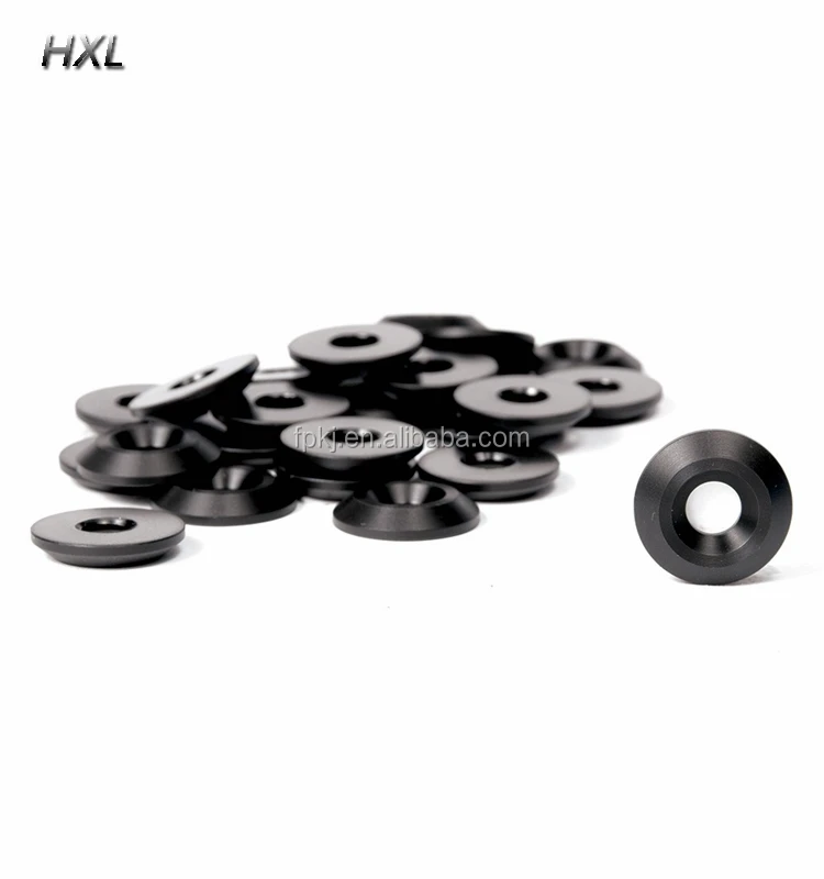 custom various types black POM Delrin flat inside hexagonal hole washer hex socket round plastic washers