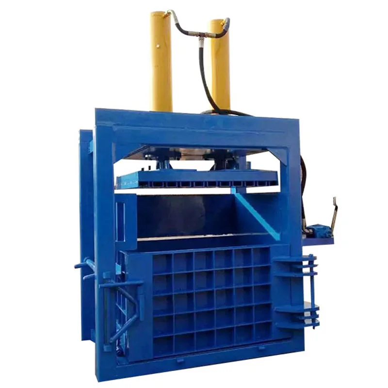 PLC in stock sawdust baling machine rubbish waste rice husk press The most competitive price