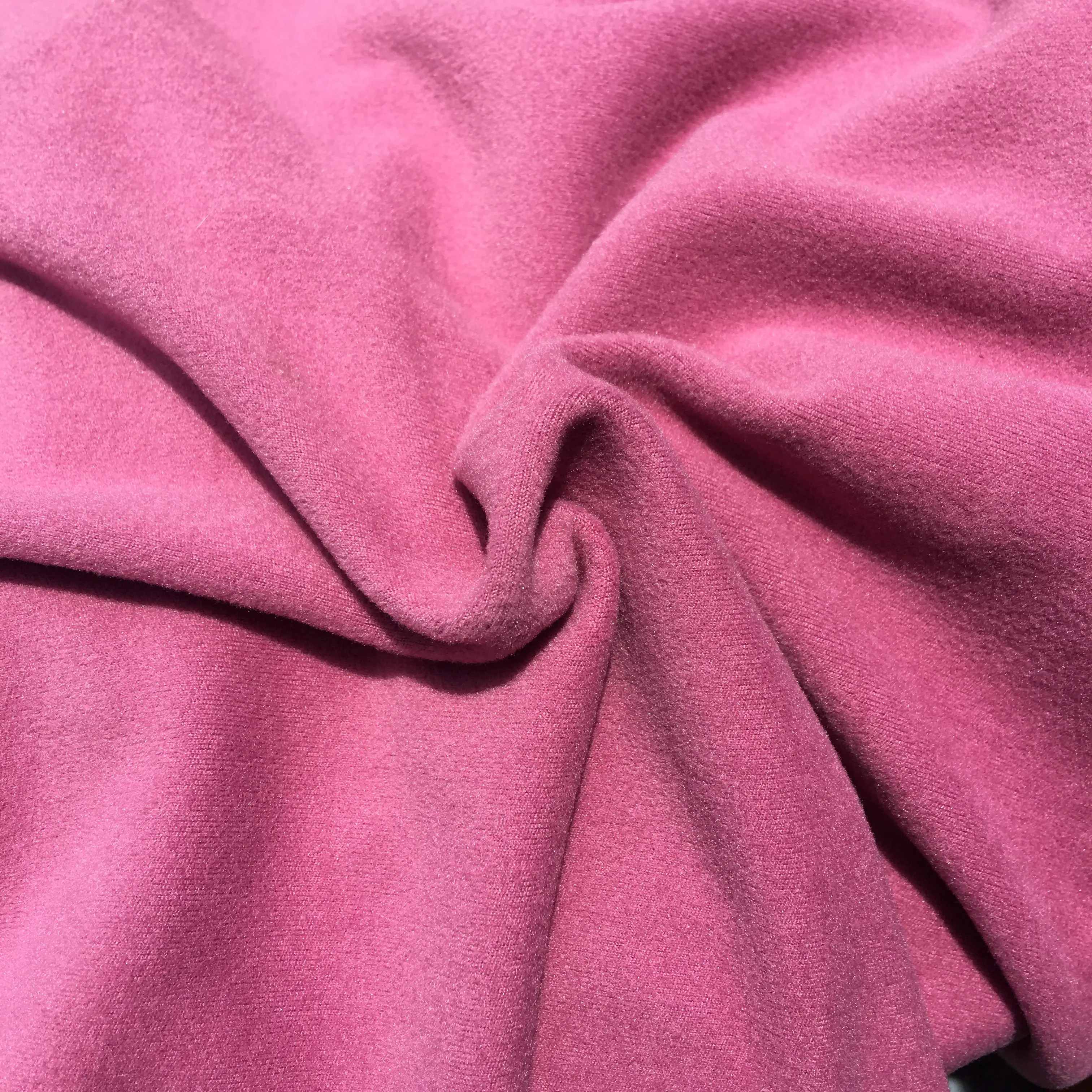 Factory wholesale cheap anti pill polyester spandex interlock knit fabric for thermal underwear