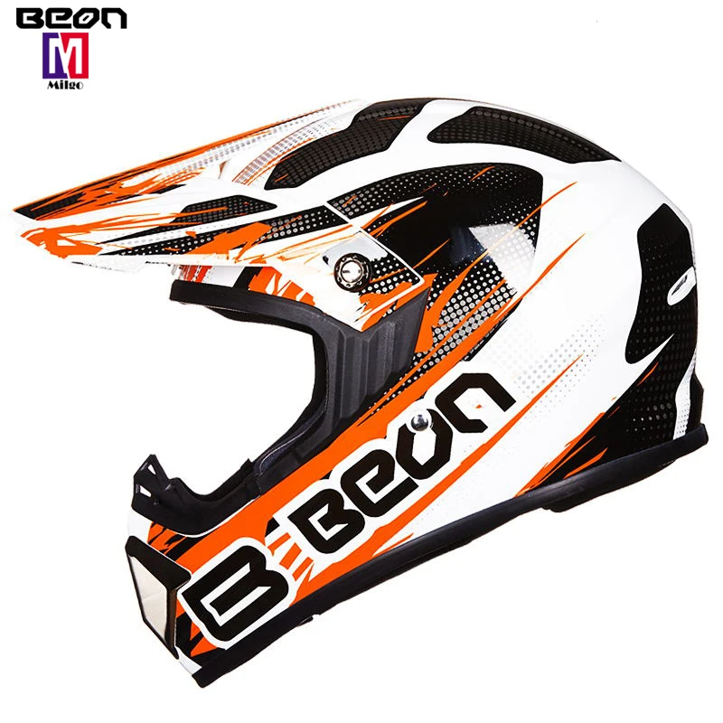 ECE Dot Youth Kids Motocross Offroad Street skull Helmet Motorcycle racing riding protective gear