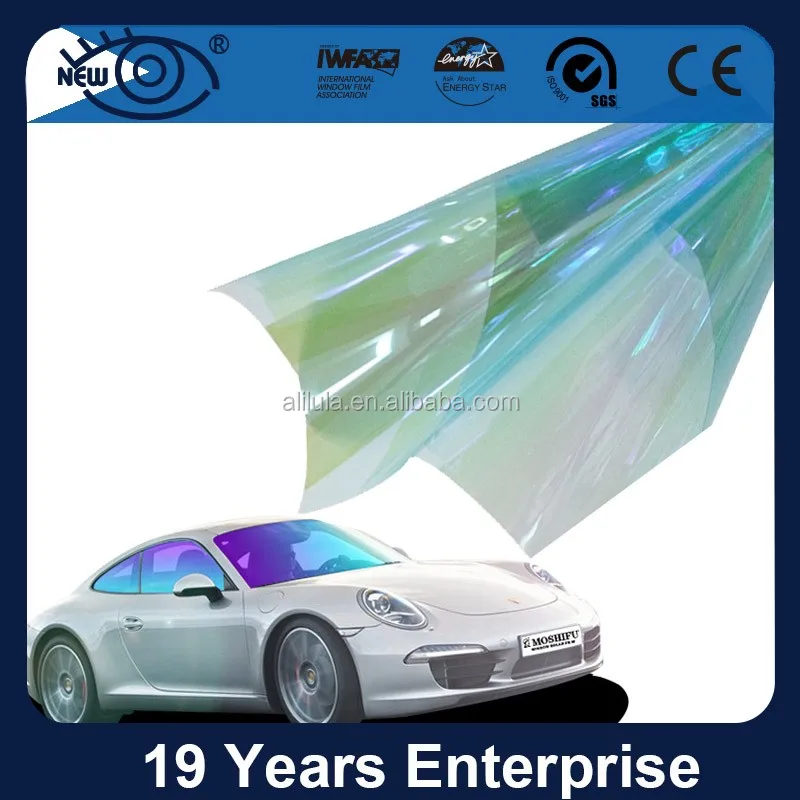 хамелеон новый стиль фиолетовый зеленый оконной пленки для российского рынка