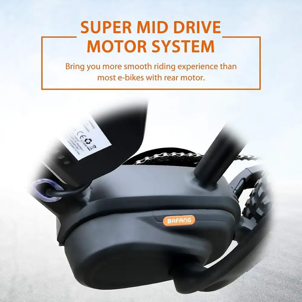 Fastest 10 speed ebike fat tire mid drive electric bike bicycle