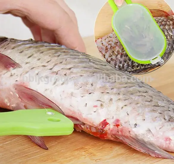 Useful Fish Skin Graters Brush Fast Fish Scales Scraping Remover Kitchen Gadgets Tool