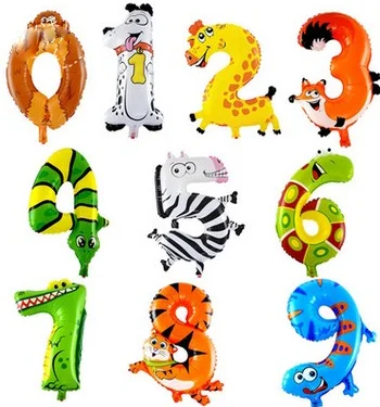 
alphabet balloon letter shaped game foil balloon number balloon color assorted 