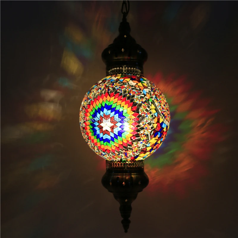 Одиночная люстра ручной работы с мозаикой CC1X02