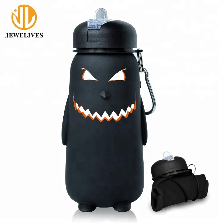 Lovely Penguin Top Sports Silicone Cheap Water Bottles For Kids