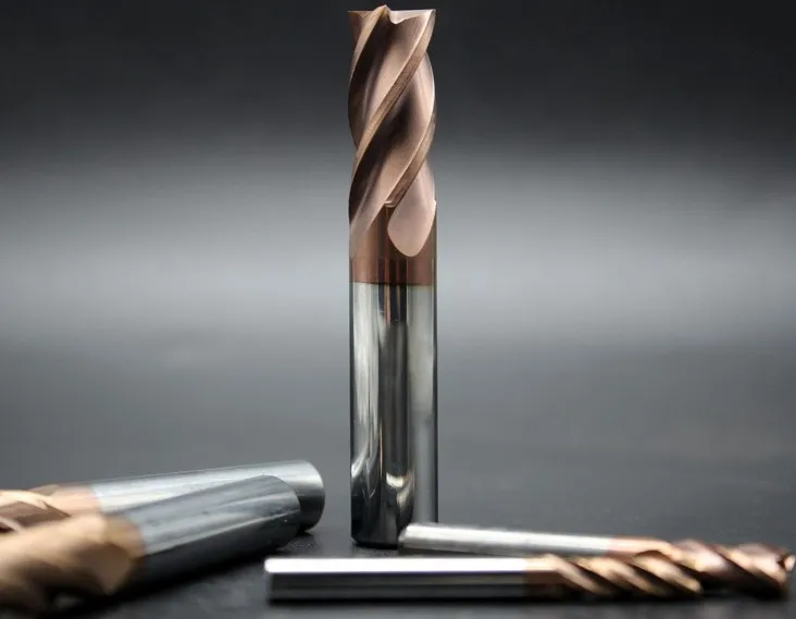 Твердосплавная 4-угольная Концевая Фреза HSS HRC 55 65 для стали D16 * 65*150 d16