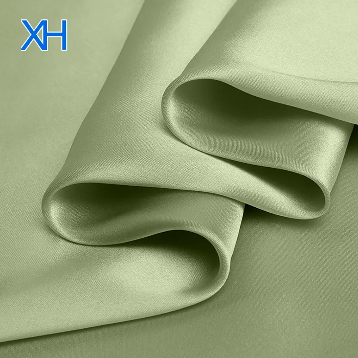 
Fashionable Heavy Pure Satin Fabric Wholesale Stretch Silk Charmeuse Made in China by Xinhe Textiles 