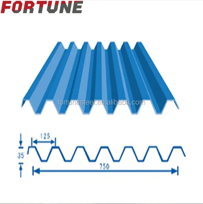 
PPGI Corrugated Steel Sheet Factory AZ Coating 40-50gsm Roofing Wave Tiles 0.3-0.6mm & 662-914mm Wholesale Alibaba Golden Member 