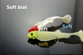 2016 Make it easily colorful soft rubber fishing bait lures bionic artificial wobbler accessories 1606649