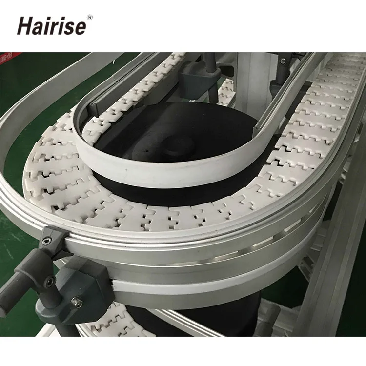 Заказ Дешевые Рекламные напитков гибкой конвейер передачи 360 градусов кривой конвейер