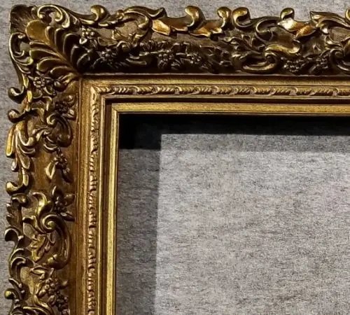 Fine Picture Frame antique Gold Ornate photo museum Oil Painting Wood
