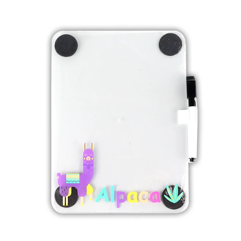 
Custom design students Llama marker Alpaca Dry erase board white board 
