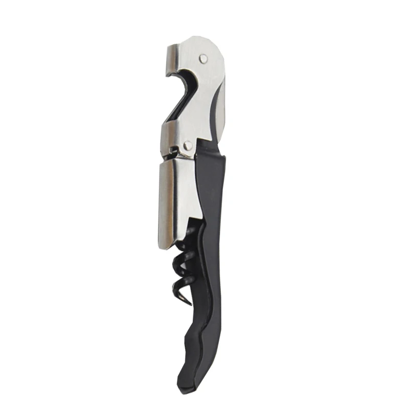 High quality multifunction bar wine bottle opener stainless steel corkscrew bottle opener with custom printing