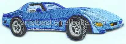 Custom Car Non Woven Fabric Badges Bags patch shoes patch iron on sew on patch for clothing