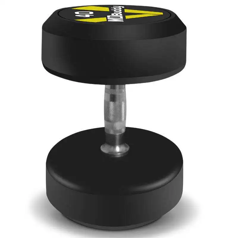 Gym Accessories Fixed Rubber/Chrome/CPU Dumbbell Free Weights Products