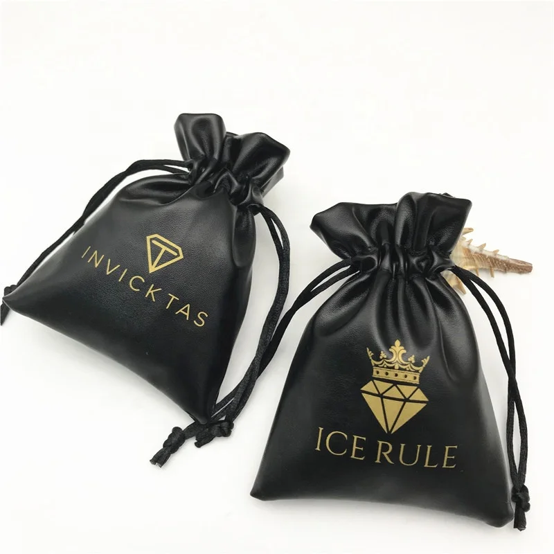 custom faux leather pouch,wholesale leather pouch jewellery