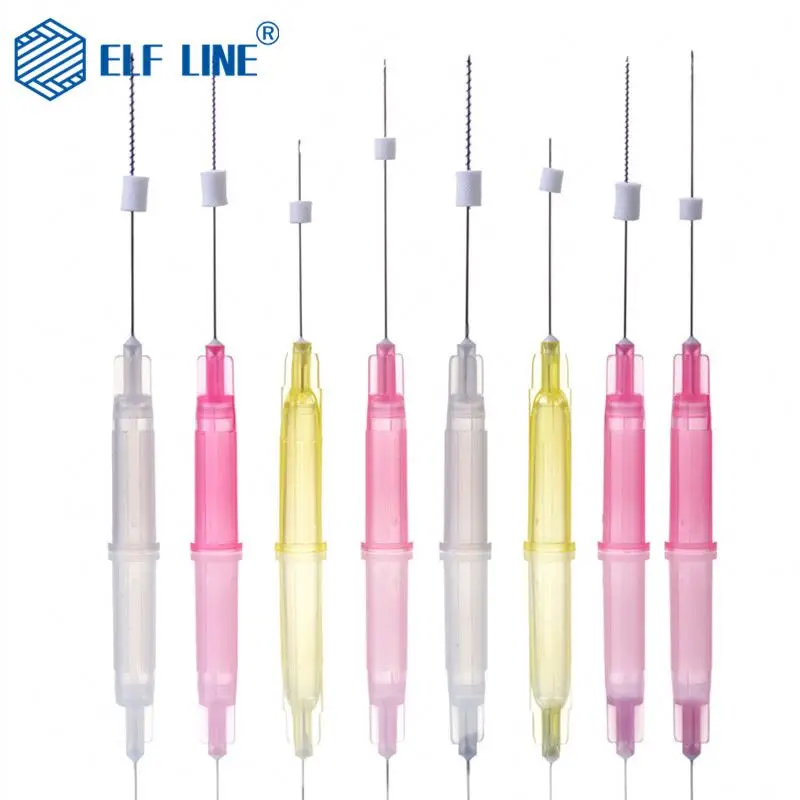 pdo thread blunt micro cannula needle for eye lift