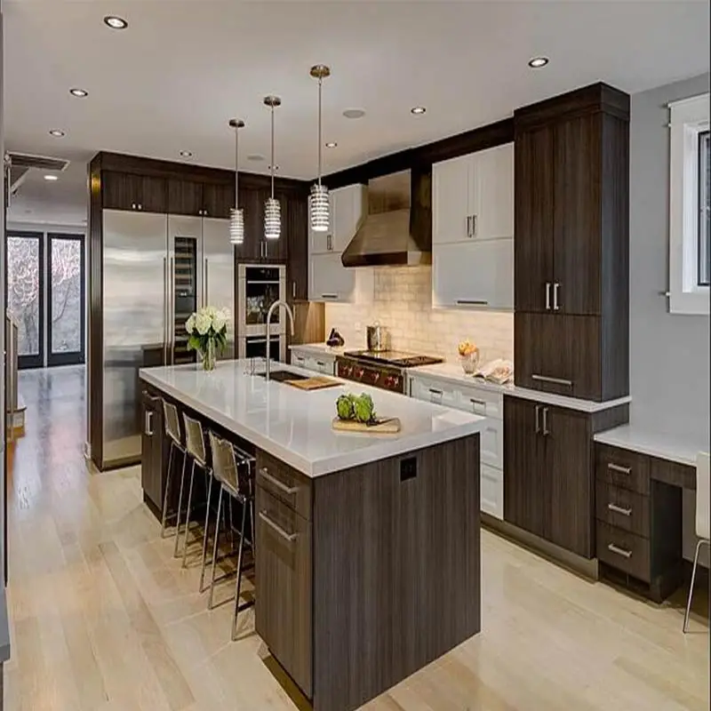 Невероятный современный дизайн кухонных шкафов кладовой