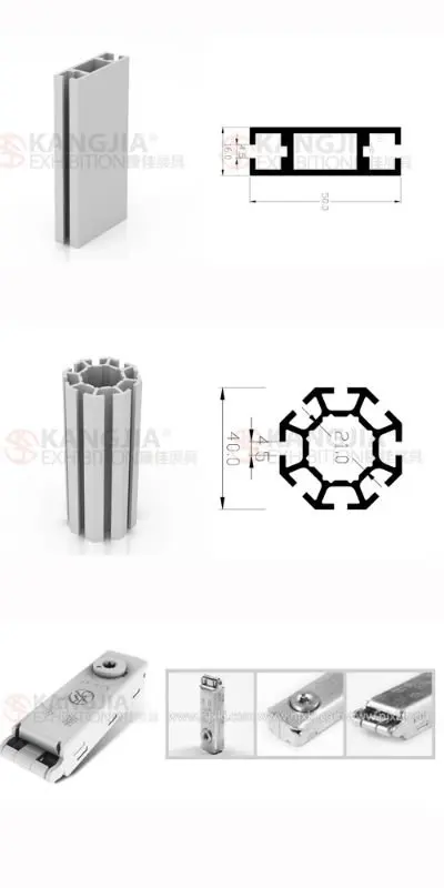 3m*3m portable and ustomed exhibition booth design for trade show