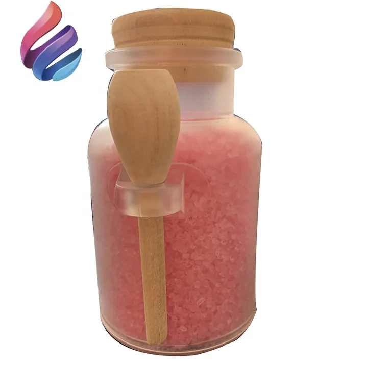 Розовые соли для ванны 300 мл 400 мл пластиковая бутылка