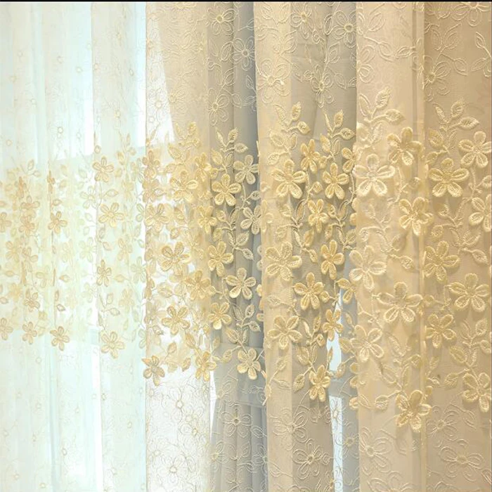 Supplier European Style Window Curtains Sheer Curtains China Blackout Living Room Fabric Beaded Window Decoration French Window