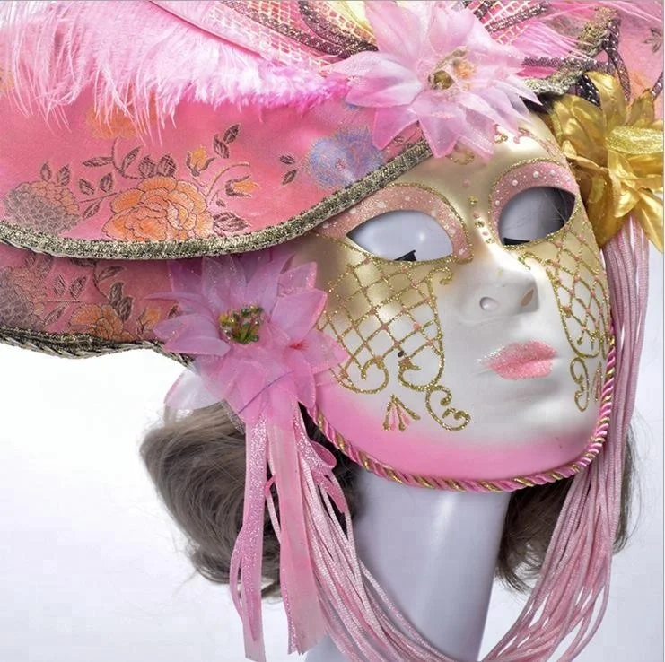 Elegant Venetian Masquerade Masks for Birthday Party