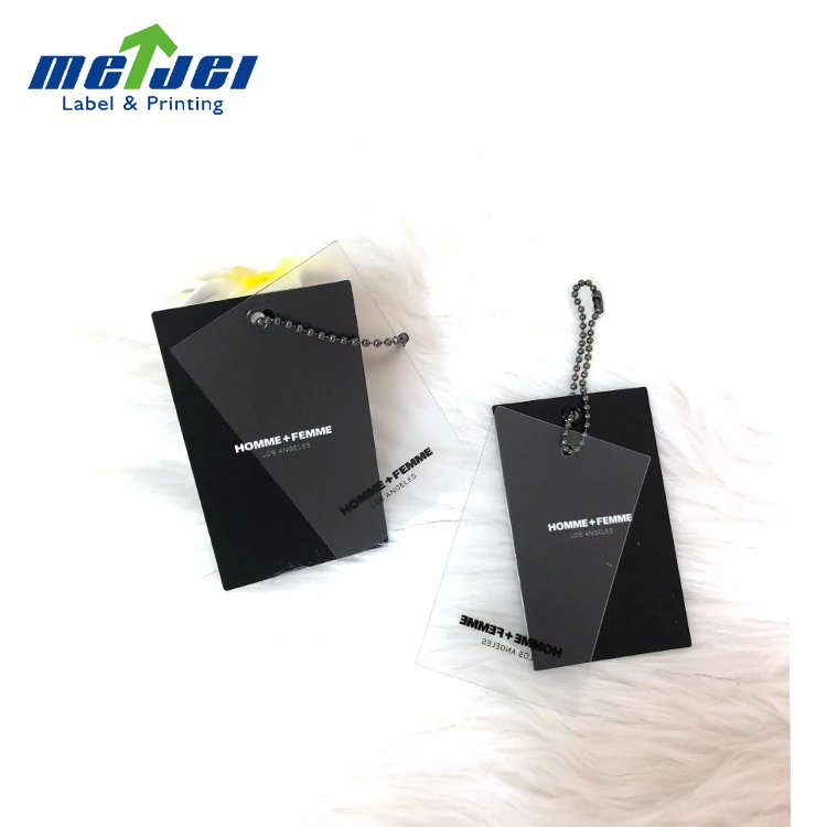 Изготовленная на заказ подвесная бирка для одежды из пвх материалов