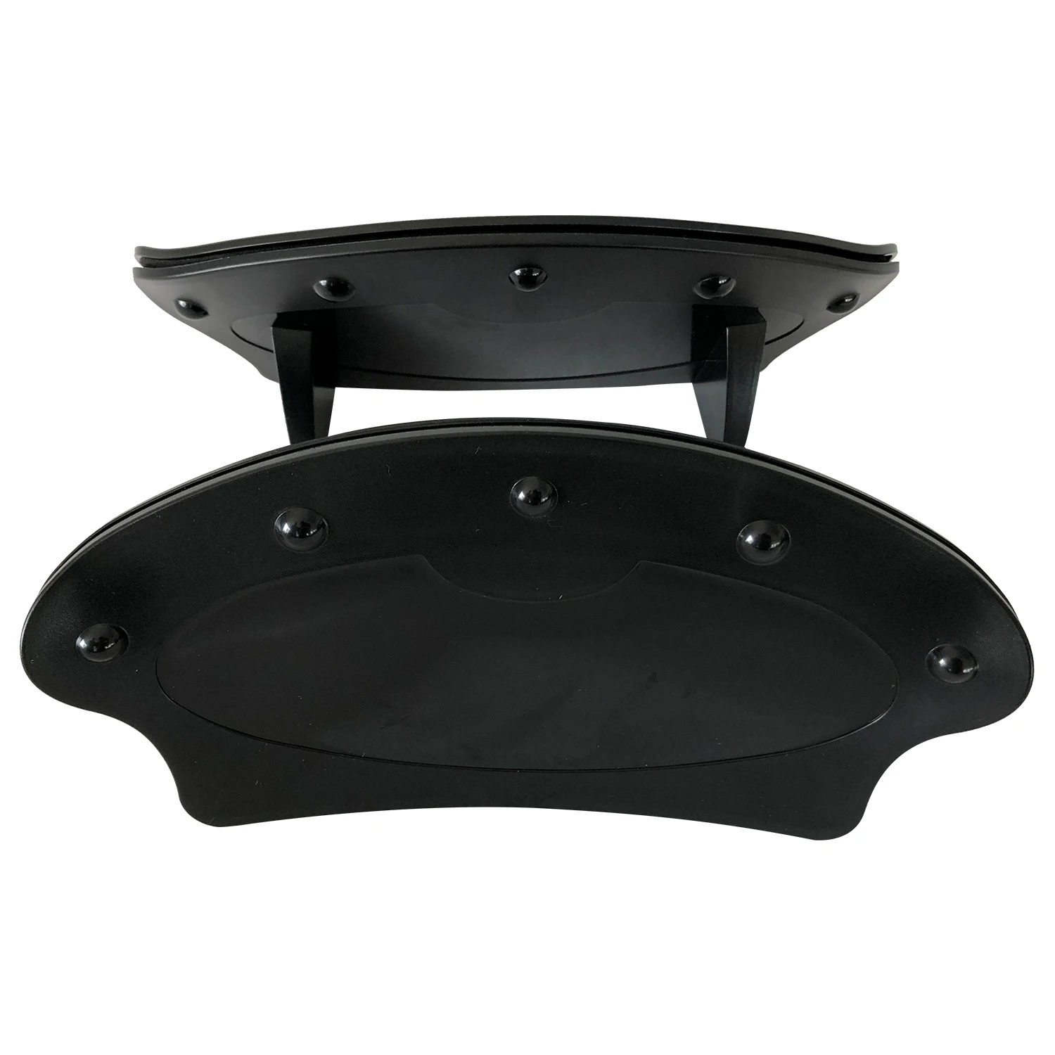 Black-2 Playing Card Holder Fan Shape Hands-Free Poker Holder for Easy Play Poker Set