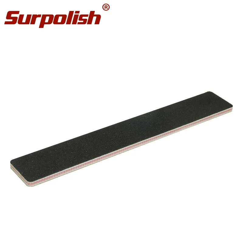 Amazon Hot Sale OEM Rectangle Shape 100/180 Black Nail File Nail Care Tool