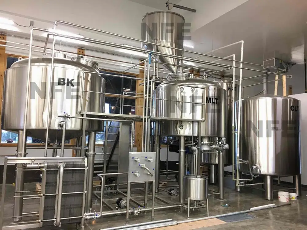 
30bbl Beer brewhouse system, brewery equipment, beer manufacturing plant 
