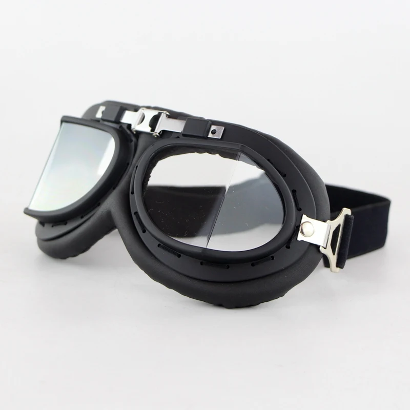 RTS High Quality Retro motocross goggles with Chrome Frame Factory Price OEM service CG16