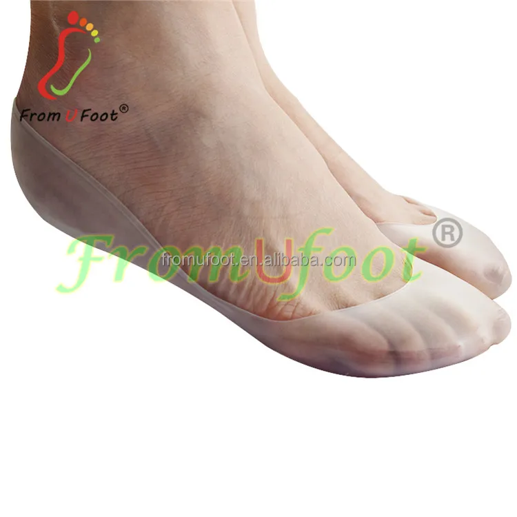 ZRWC32 100% medical Silicone Moisturizing Gel Socks for dry feet Cracked Foot Skin Care Protector