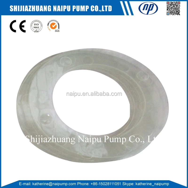 Mining Solid Slurry Pump Spare Shim End Cover Gasket in Rubber
