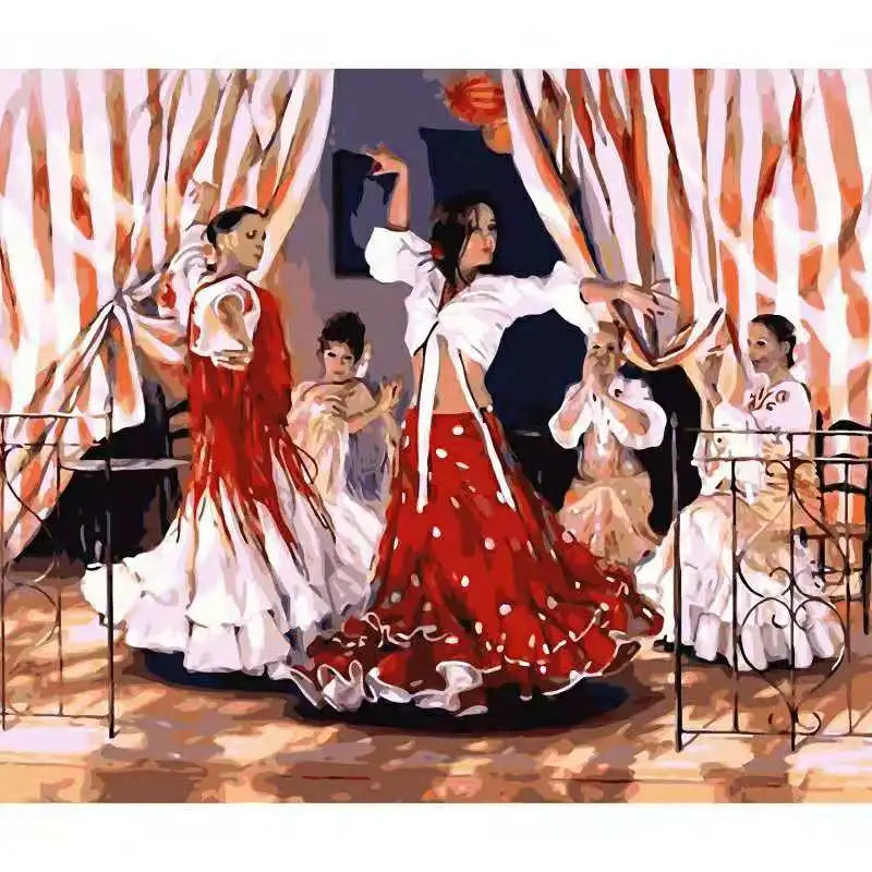 YiWu-OYUE High-class painting by numbers and oil painting diy paint by numbers for adults