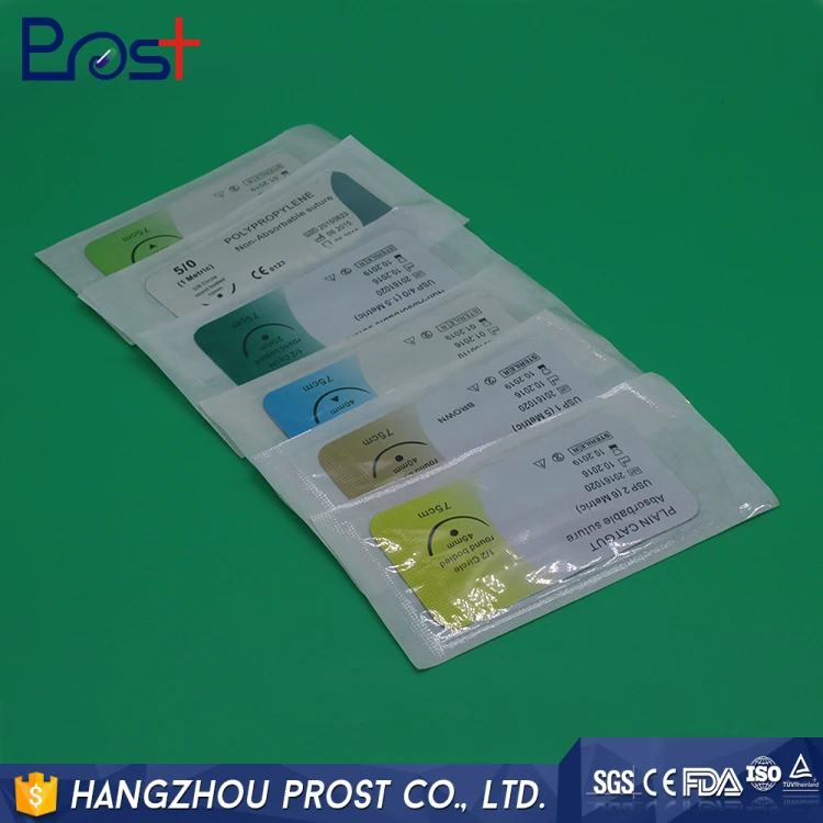 
Medical absorbable chromic catgut sizes suture 